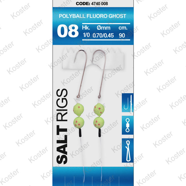 Salt Rig Polyball Fluoro Ghost Salt Rig Polyball Fluoro Ghost