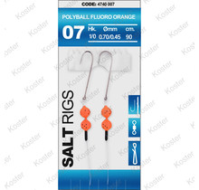 Salt Rig Polyball Fluoro Orange