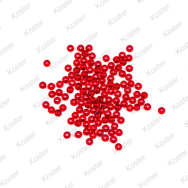 Genie Rig Beads 3mm - Red 100pcs