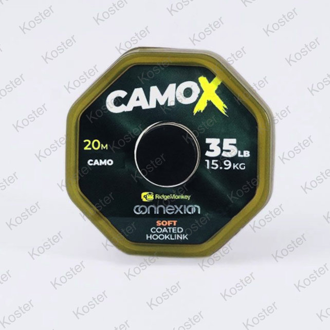 Connexion Camo X Soft Coated Hooklink 35LB Camo