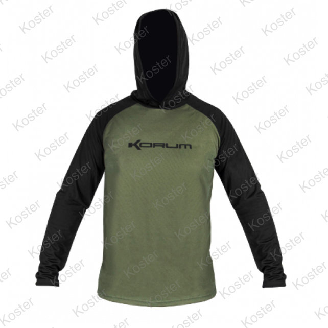 Dri-Active Hooded Long Sleeve T-Shirt Dri-Active Hooded Long Sleeve T-Shirt