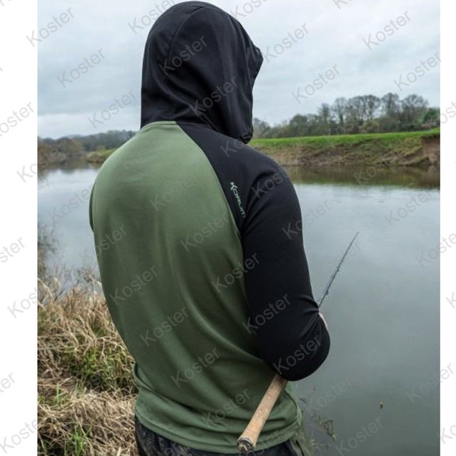 Dri-Active Hooded Long Sleeve T-Shirt Dri-Active Hooded Long Sleeve T-Shirt