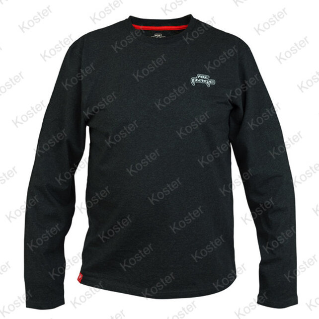 Long Sleeve T-Shirt Black Marl Maat: S