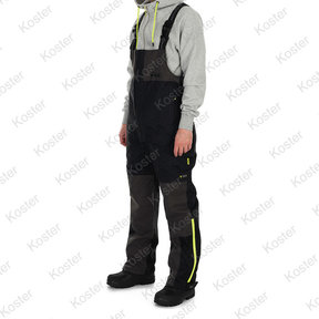 Tri Layer Salopettes Black/Grey XL