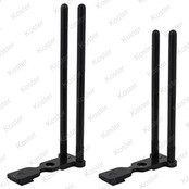 Black Label Anodized Aluminium Swinger Tag Snag Ears