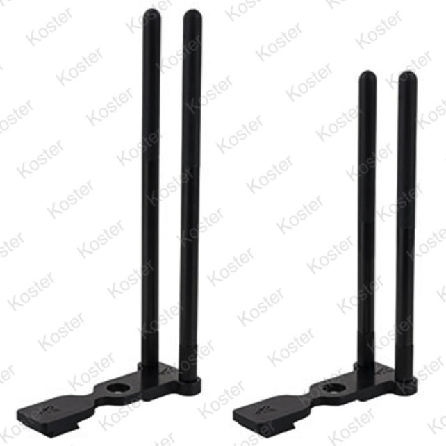 Black Label Anodized Aluminium Swinger Tag Snag Ears
