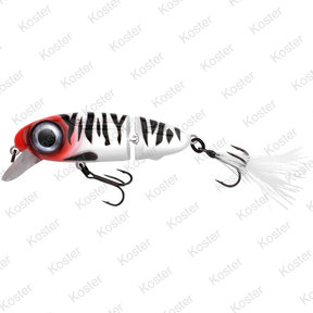 Iris Underdog Jointed Red Head Tiger 10 Cm. 26 Gram.