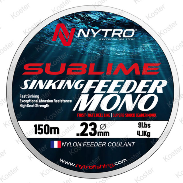 Sublime Sinking Feeder Mono 150 Mtr. Brown.