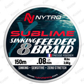 Sublime X8 Sinking Feeder Braid Dark Brown 150 Mtr. Sublime X8 Sinking Feeder Braid Dark Brown 150 Mtr.