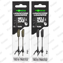 Kable Leadcore Leaders Heli Safe - Gravel
