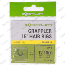 Grappler Hair Rigs 15" Barbless