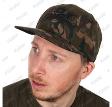Flat-Peak Snapback Hat - Camo