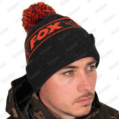 Collection Bobble Hat Black/Orange