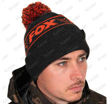 Collection Bobble Hat Black/Orange