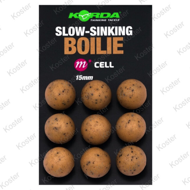 Slow-Sinking Plastic Boilie Cell - 15mm
