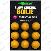 Slow-Sinking Plastic Boilie Essential Cell - 15mm Slow-Sinking Plastic Boilie Essential Cell - 15mm