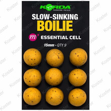 Slow-Sinking Plastic Boilie Essential Cell - 15mm