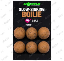 Slow-Sinking Plastic Boilie  Cell - 18mm