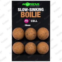 Slow-Sinking Plastic Boilie  Cell - 18mm