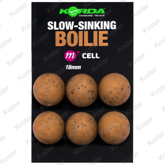 Slow-Sinking Plastic Boilie  Cell - 18mm Slow-Sinking Plastic Boilie  Cell - 18mm