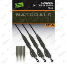 Edges Naturals Leadcore Lead Clip Leaders - 50LB