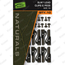 Edges Naturals Slik Lead Clips & Pegs