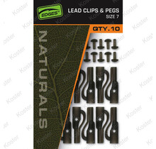 Edges Naturals Lead Clips & Pegs
