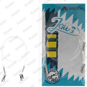 Fluorocarbon Leader Jaws Medium 35cm-12Kg 2 Pcs.