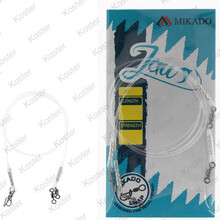 Fluorocarbon Leader Jaws Strong 25cm-15Kg 2 Pcs.