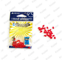 Surfcasting Beads Ellipse 3X4mm 0.8 Red 25 Pcs.