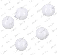 Surfcasting Beads Round 5mm White 25 Pcs.