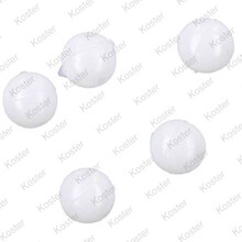 Surfcasting Beads Round 5mm White 25 Pcs.