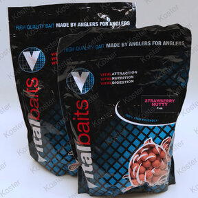 Boilies Strawberry Nutty 14 mm 1 Kg.