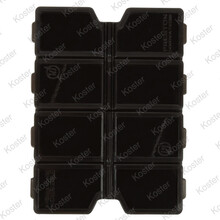 Accessory Box 8 Compartment - Shallow