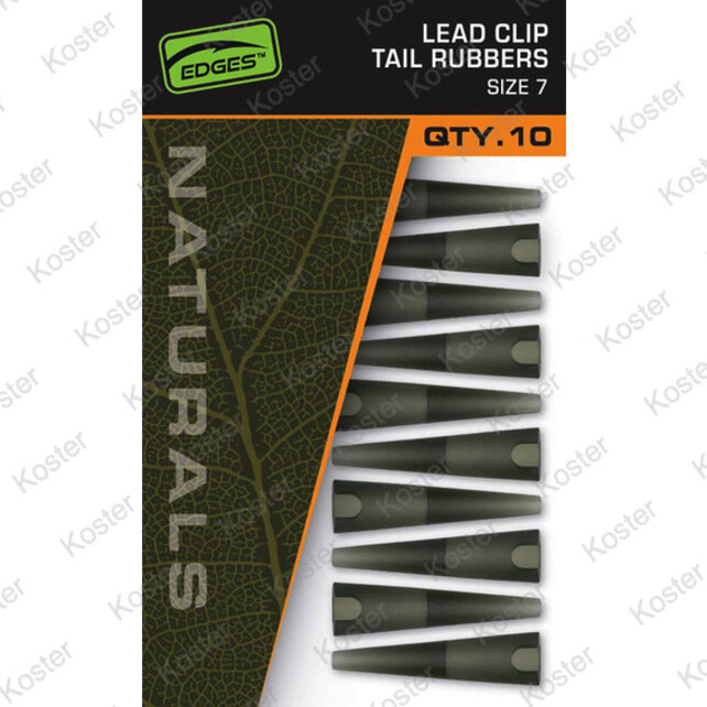Edges Naturals Lead Clip Tail Rubbers