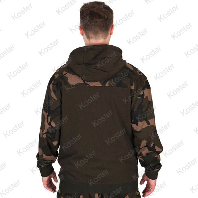 LW Khaki / Camo Split Zip Hoody
