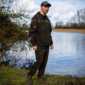 LW Khaki / Camo Split Zip Hoody