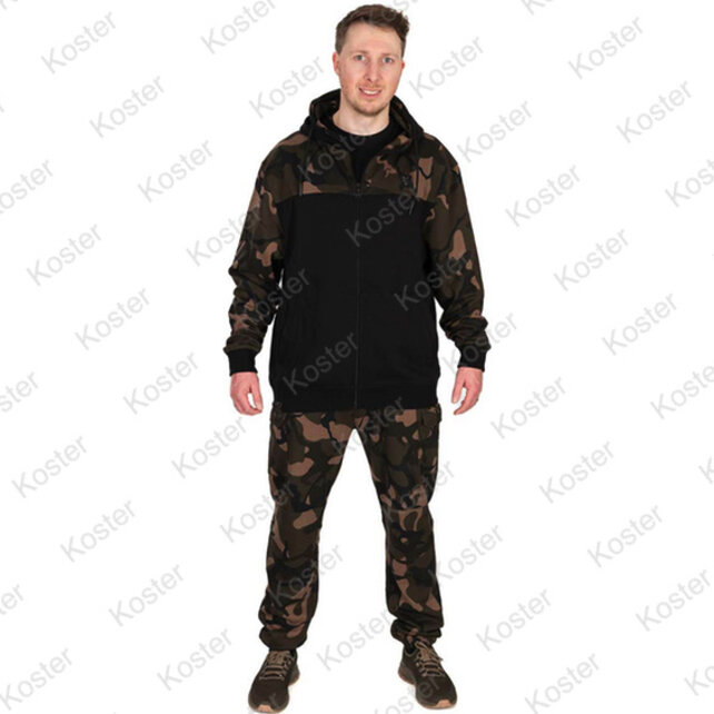 LW Black / Camo Split Zip Hoody LW Black / Camo Split Zip Hoody