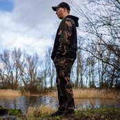 LW Black / Camo Split Zip Hoody LW Black / Camo Split Zip Hoody