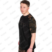 Black / Camo Outline T-Shirt