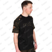 Black / Camo Outline T-Shirt