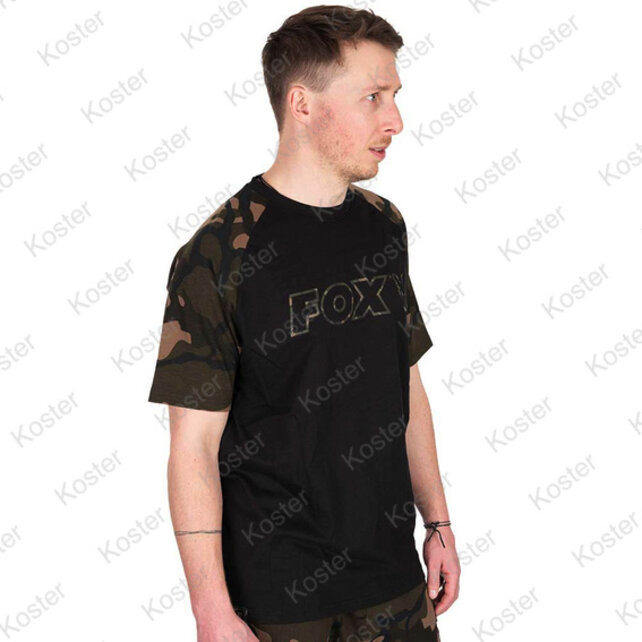 Black / Camo Outline T-Shirt