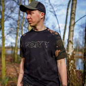 Black / Camo Outline T-Shirt