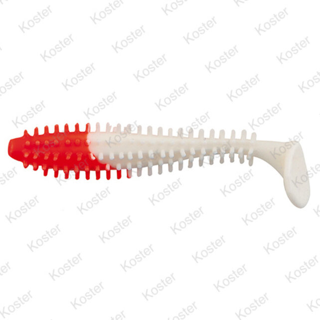Ultra UV Spikey Shad - Red Head 6-9CM Ultra UV Spikey Shad - Red Head 6-9CM