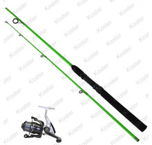 Fishing Gear Spin 1.65 mtr. Green Combo Set