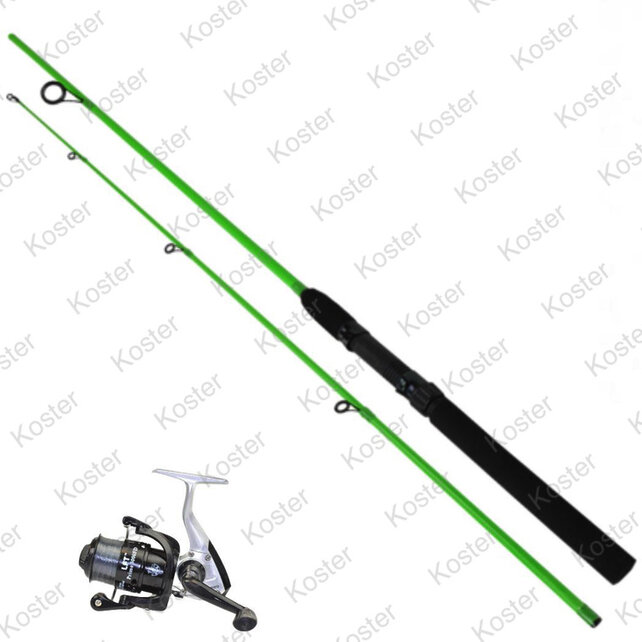 Fishing Gear Spin 1.65 mtr. Green Combo Set Fishing Gear Spin 1.65 mtr. Green Combo Set