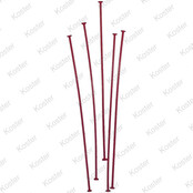 Plastic Boom 15cm. Red 12pcs. Plastic Boom 15cm. Red 12pcs.
