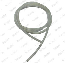 Siliconeslang 1 Meter 1,0 mm. Transparant