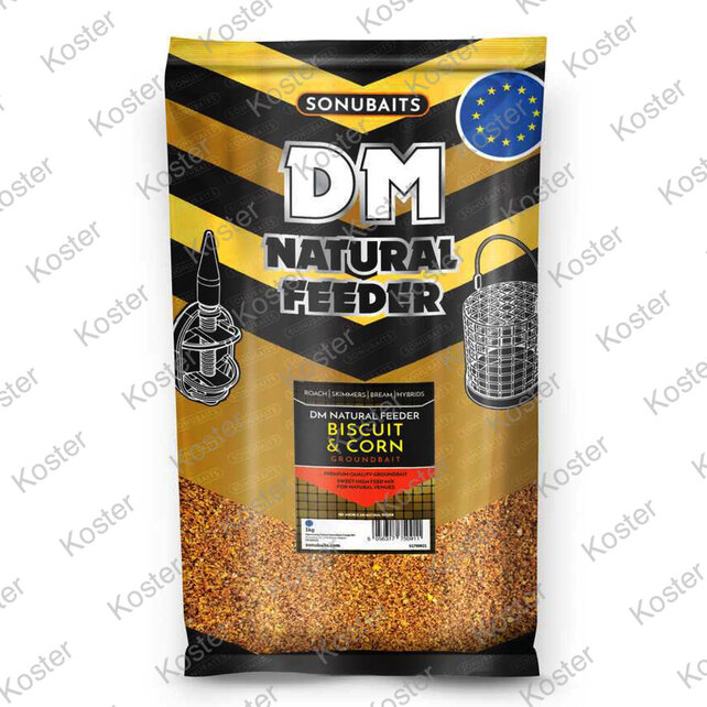 DM Natural Feeder - Biscuit & Corn Groundbait 1Kg