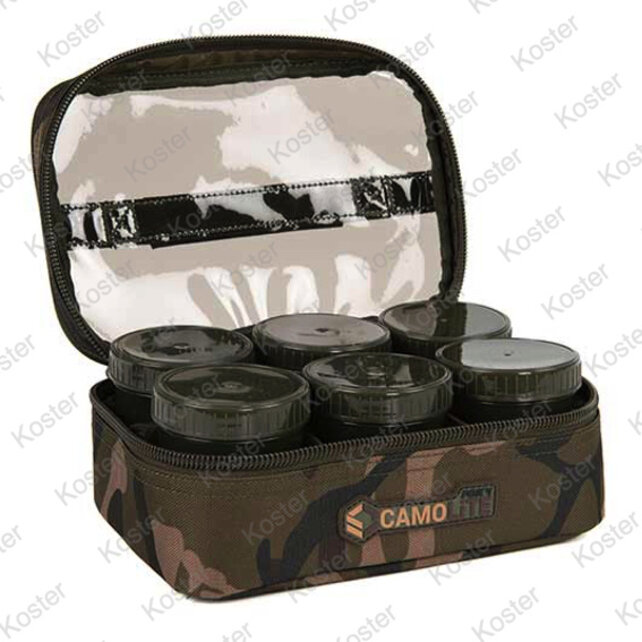 Camolite 8 pot Hookbait Case Camolite 8 pot Hookbait Case